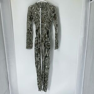 Arrange NWT women’s heavily beaded maxi dress 0